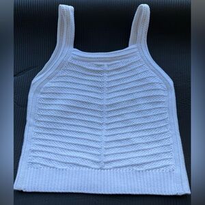 Joie Cream Ribbed Knit Sweater